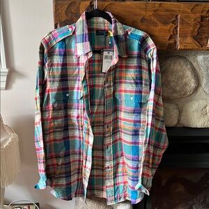 Polo by Ralph Lauren Men's Multicolor Plaid Button-Up Shirt